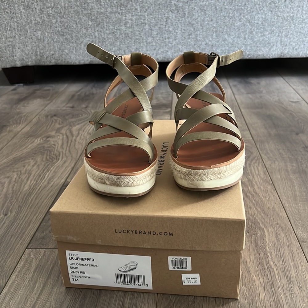 Lucky Brand Espadrille Wedge Sandal